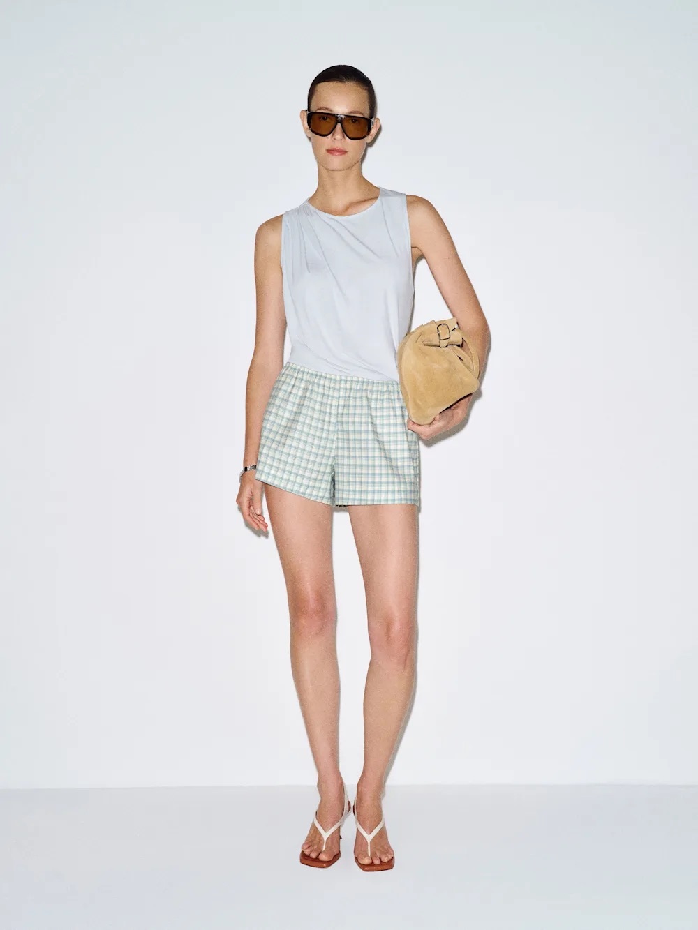 Reformation Nora Short Blue - Size S